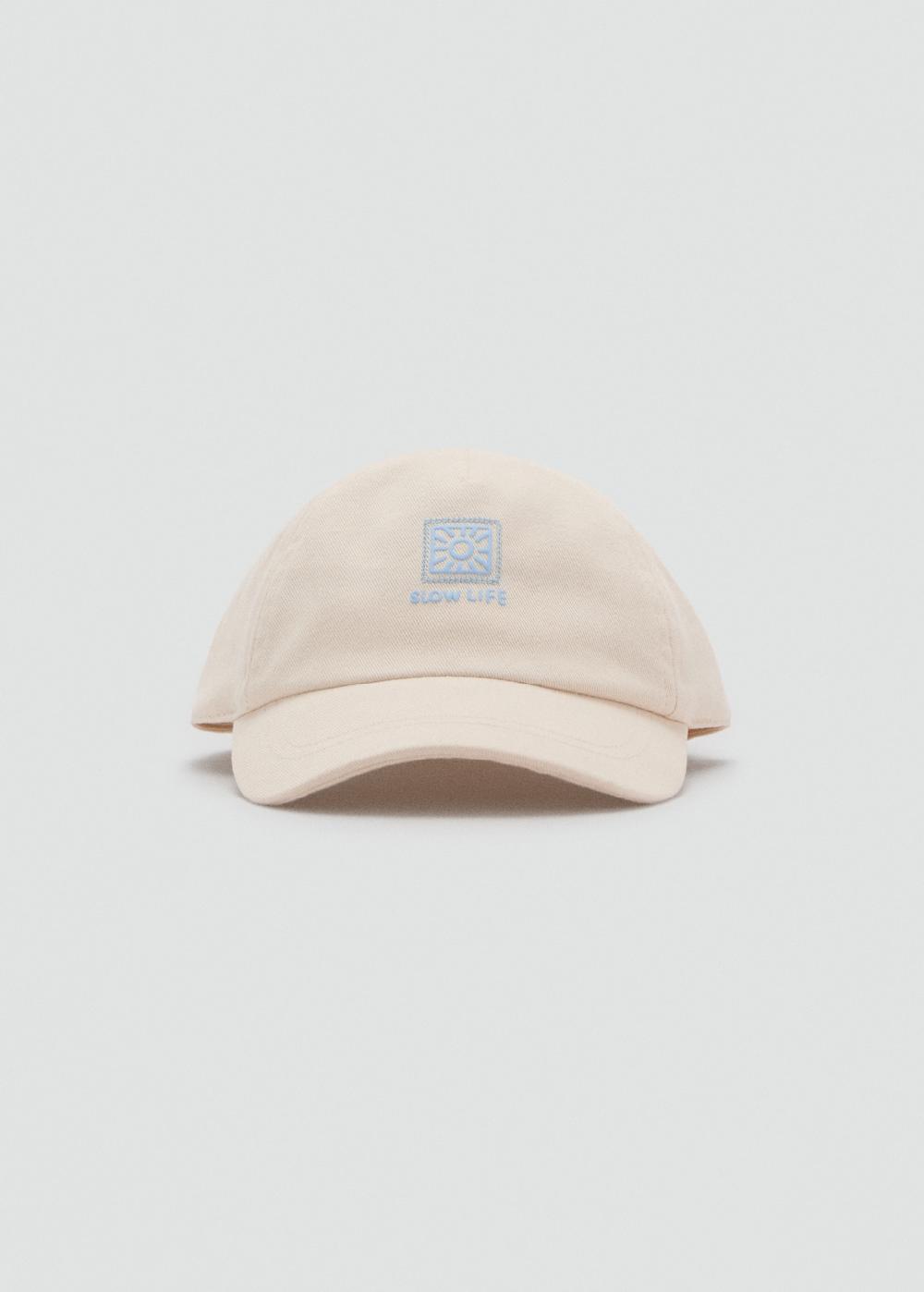 Mango Gorra detalle bordado