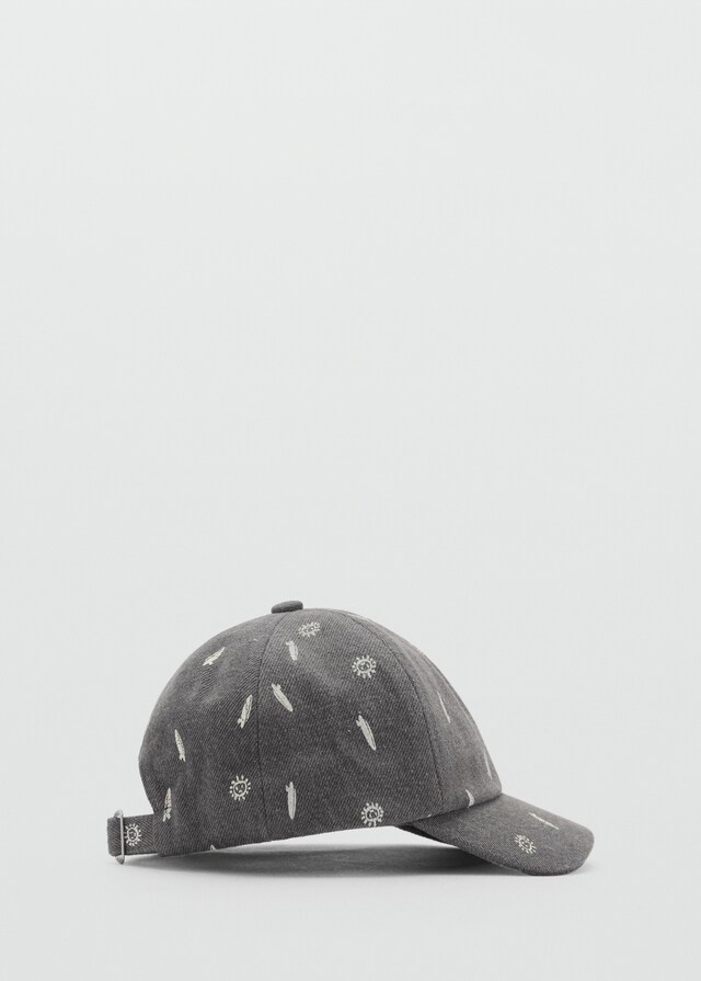 Mango Gorra Estampada Visera