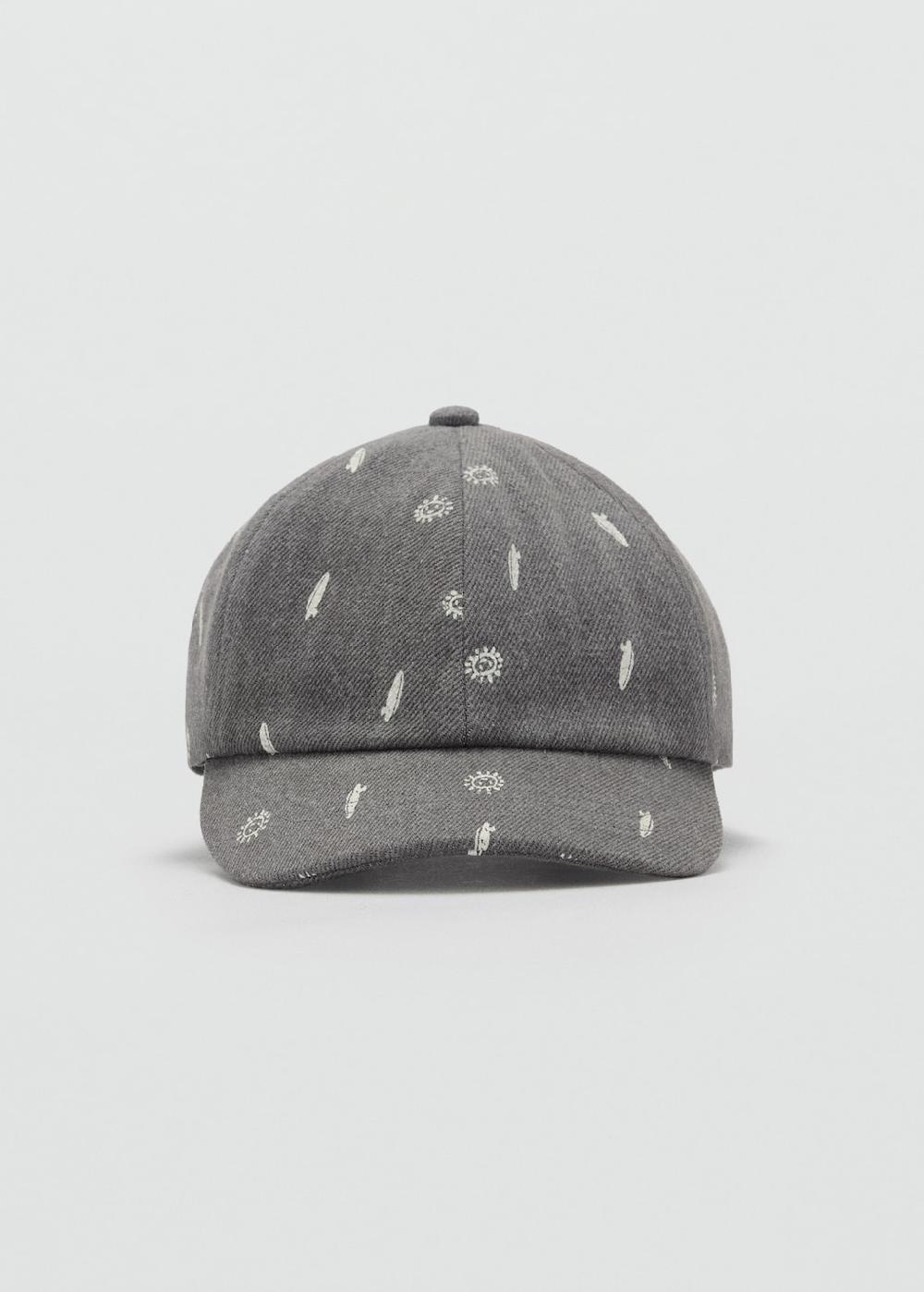 Mango Gorra estampada visera