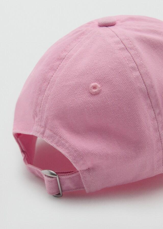 Mango Gorra Visera Bordado