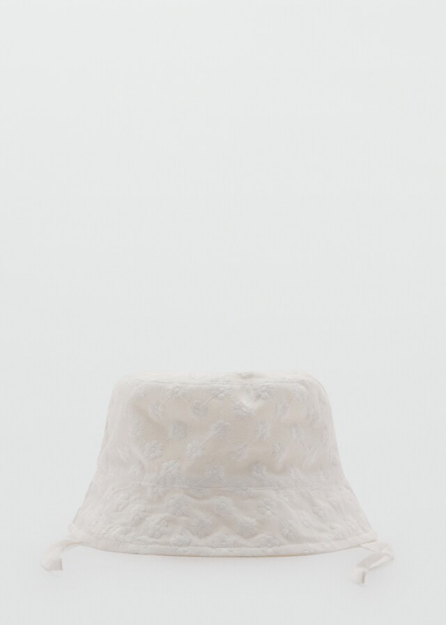 Mango Gorro Bucket Bordado
