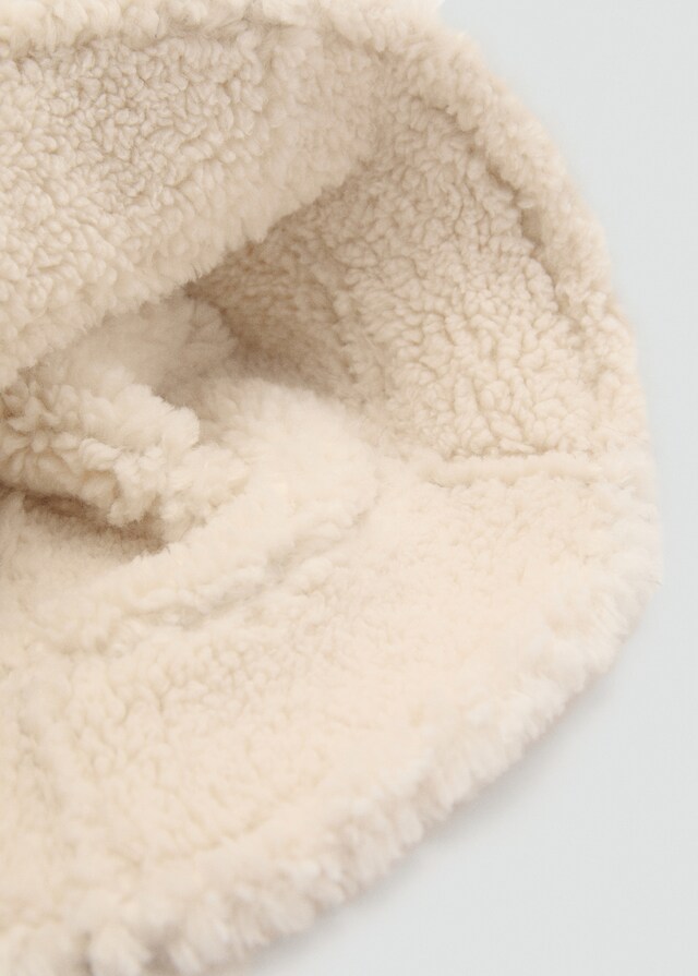 Mango Gorro Bucket Borreguito