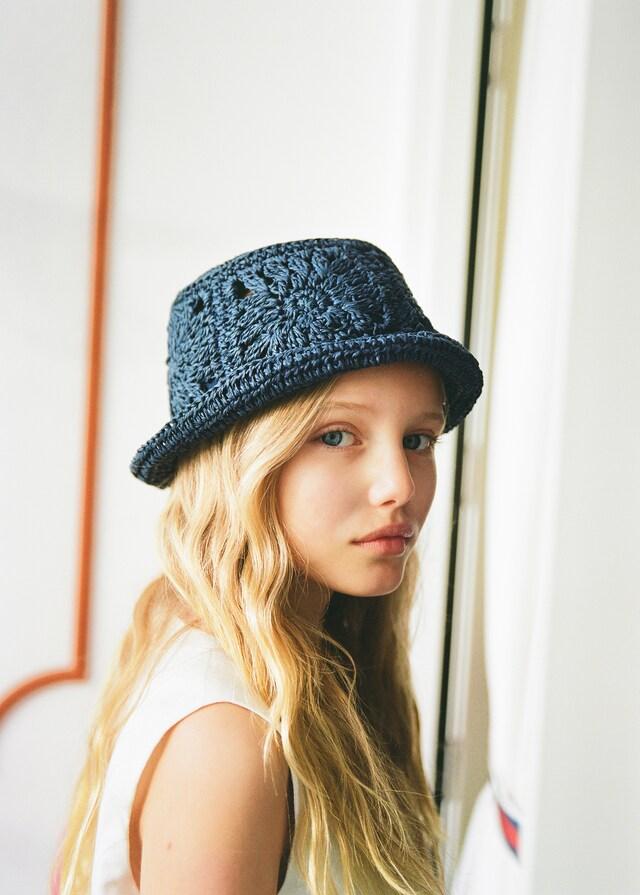 Mango Gorro Bucket Crochet