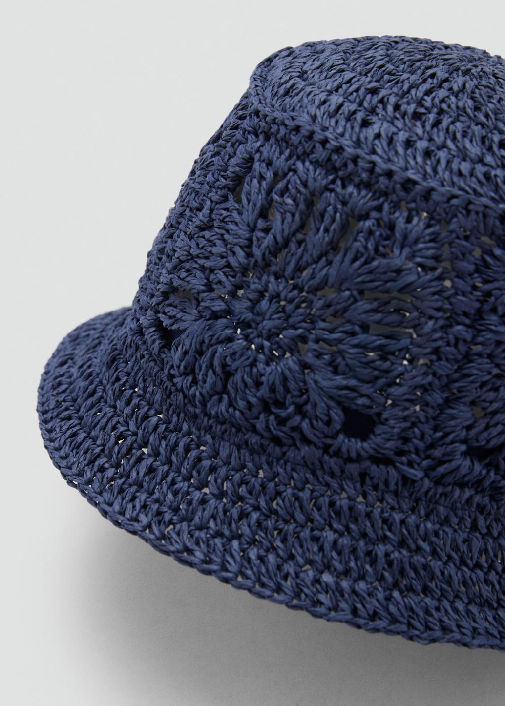 Mango Gorro bucket crochet