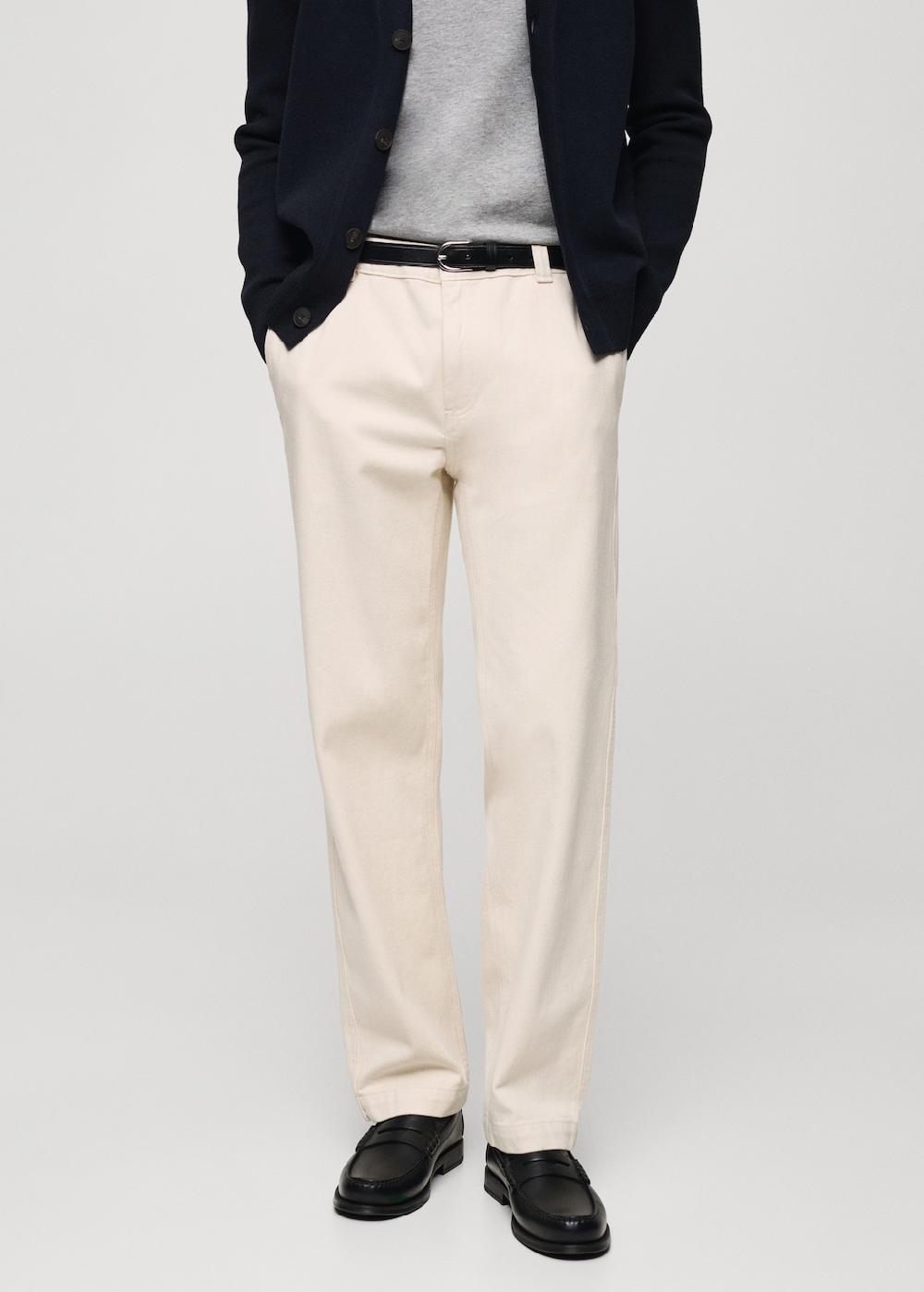 Mango Jeans algodón regular fit