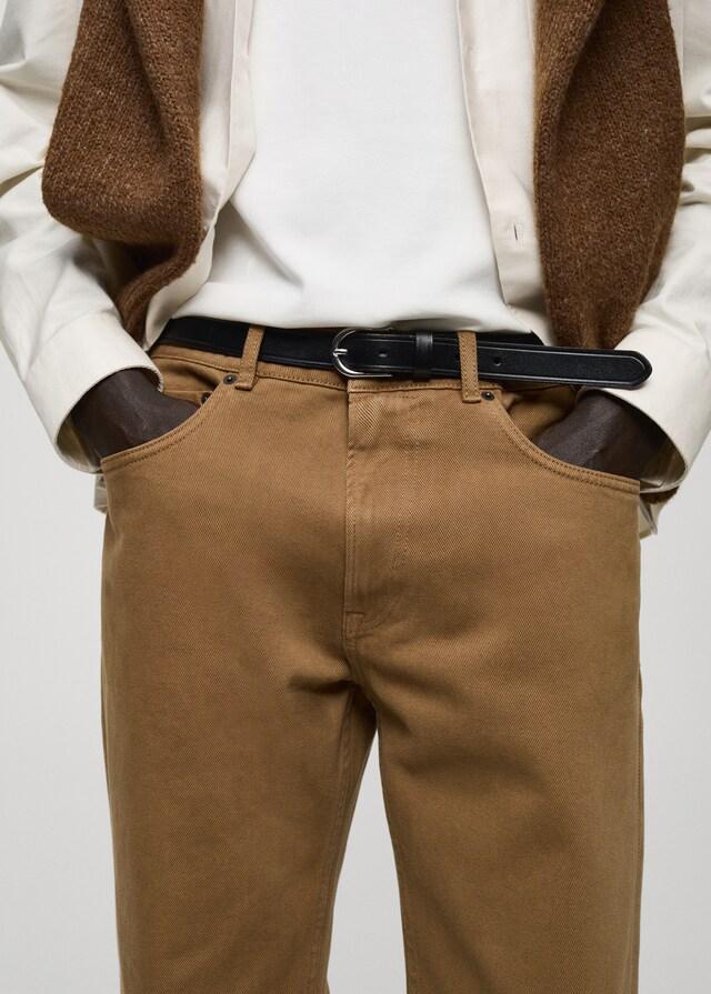 Mango Jeans Algodón Straight Fit