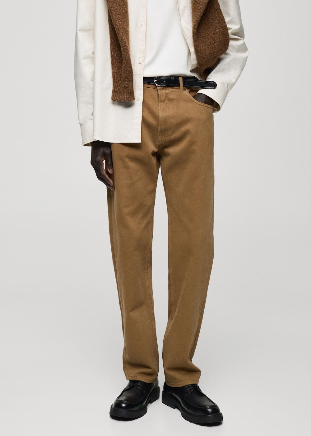 Mango Jeans algodón straight fit