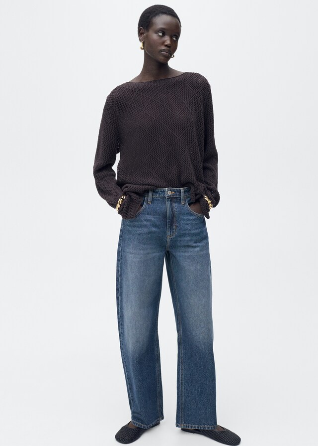 Mango Jeans Balloon Tiro Alto