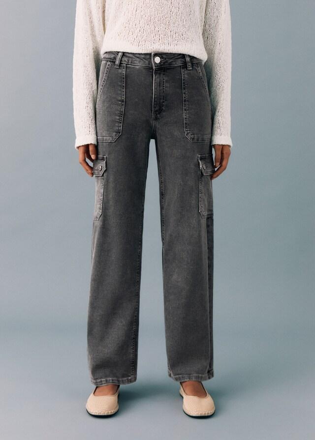 Mango Jeans Cargo Bolsillos
