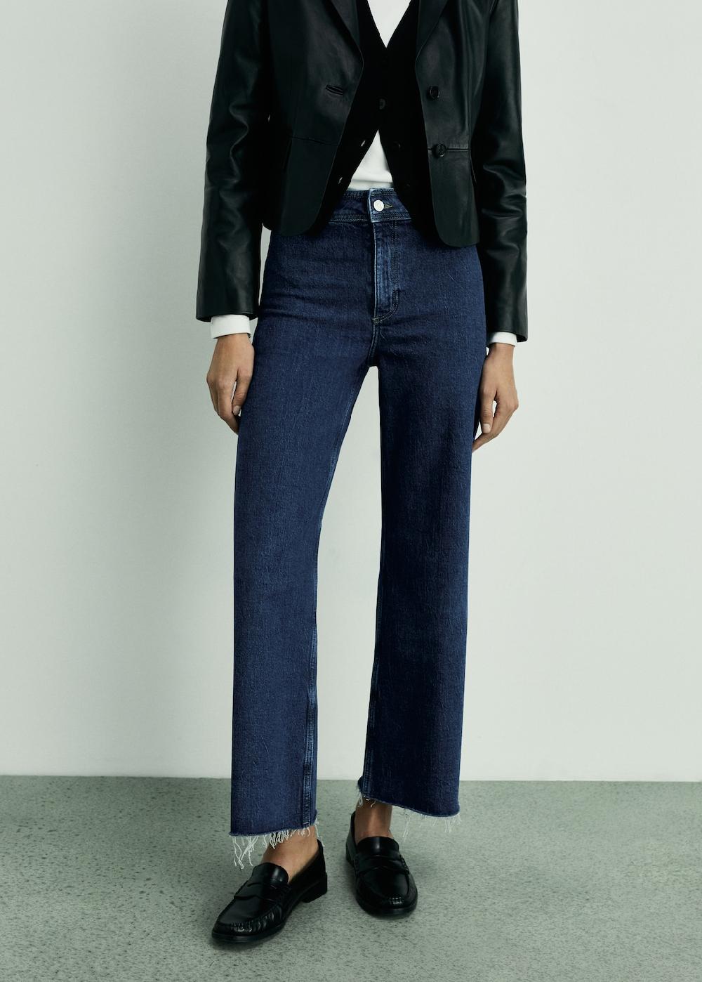 Mango Jeans Catherin culotte tiro alto