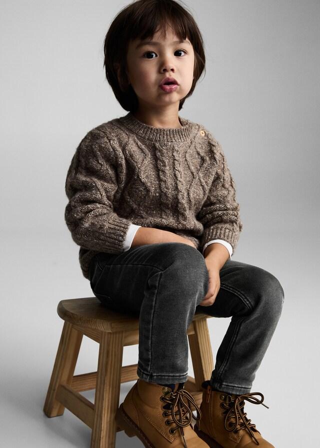 Mango Jeans Cintura Elástica Cordón