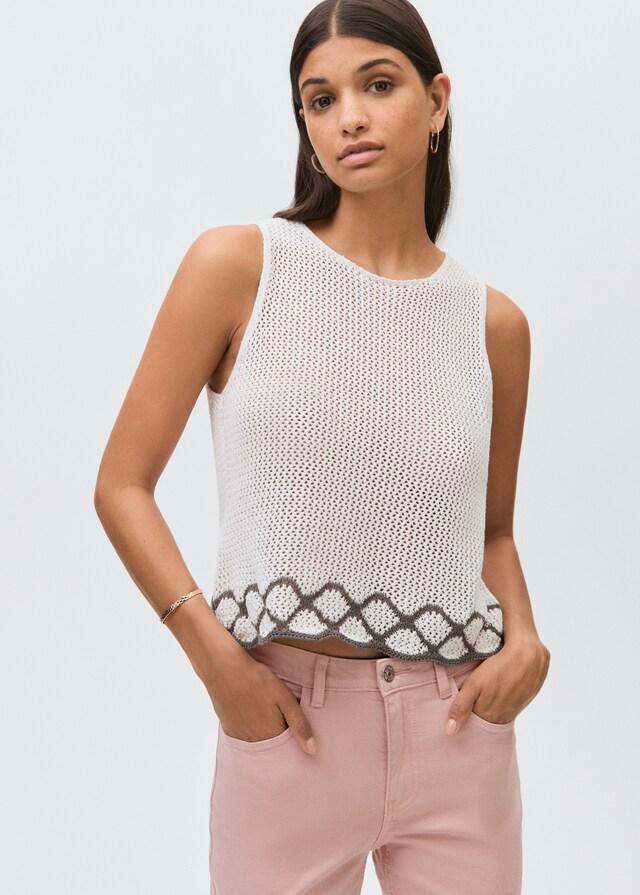 Mango Jeans Crop Flare Cargo