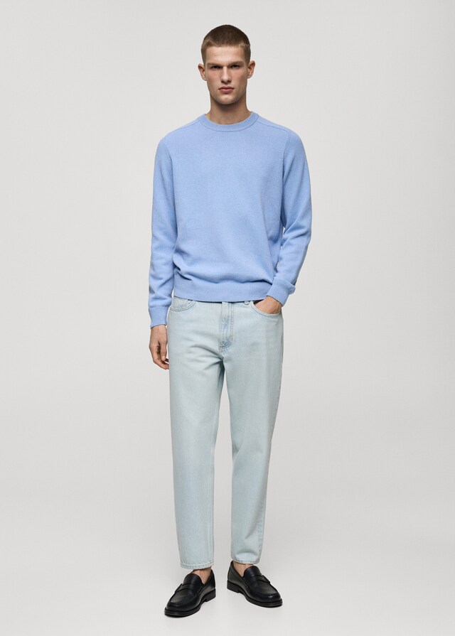 Mango Jeans Cropped Tapered Fit