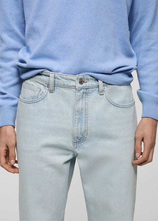 Mango Jeans Cropped Tapered Fit