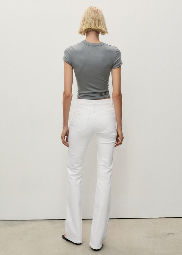 Mango Jeans Fiona Flare Tiro Medio