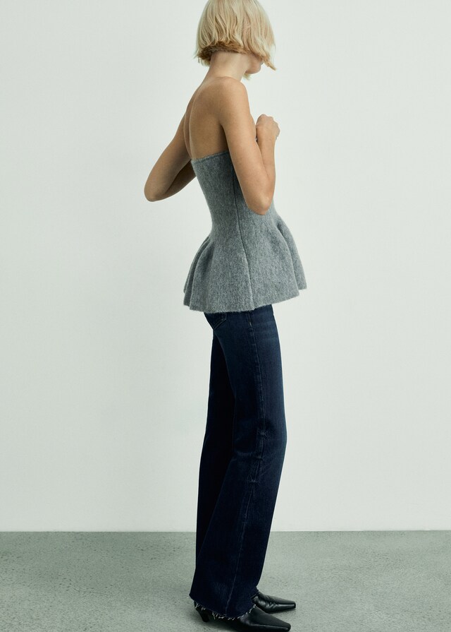 Mango Jeans Fiona Flare Tiro Medio