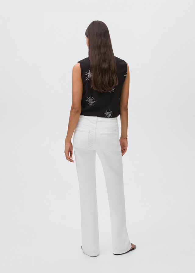 Mango Jeans Flare Bolsillos