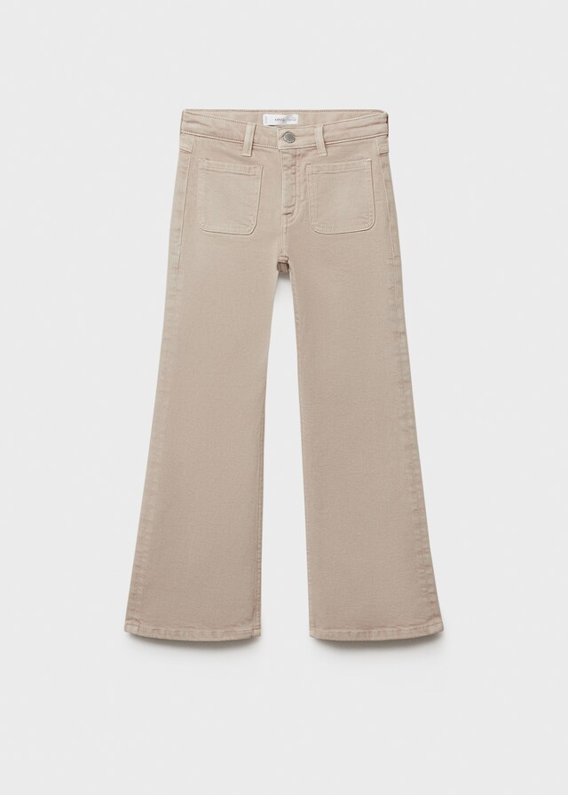 Mango Jeans Flare Bolsillos