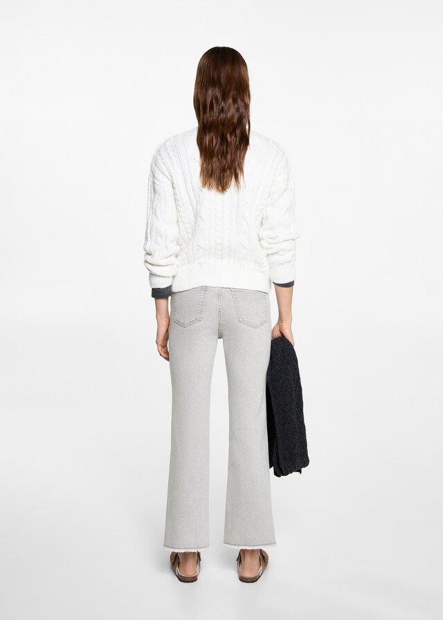 Mango Jeans Flare Crop