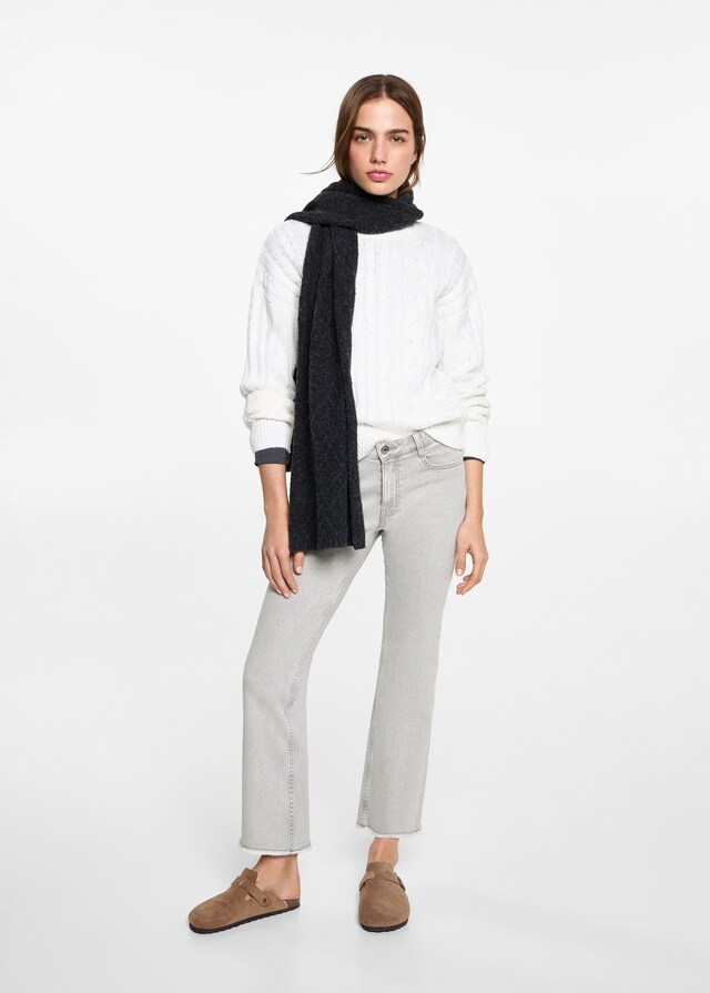 Mango Jeans Flare Crop