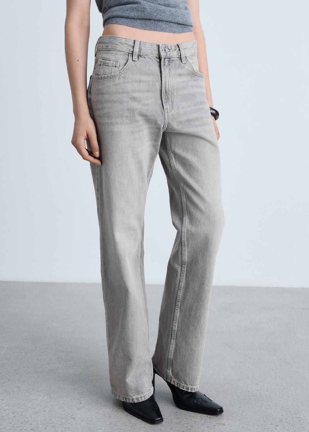 Mango Jeans Miami rectos tiro medio