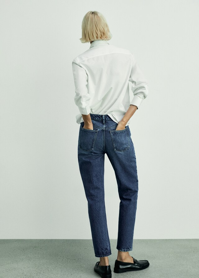 Mango Jeans Mom2000 Mom Tiro Alto