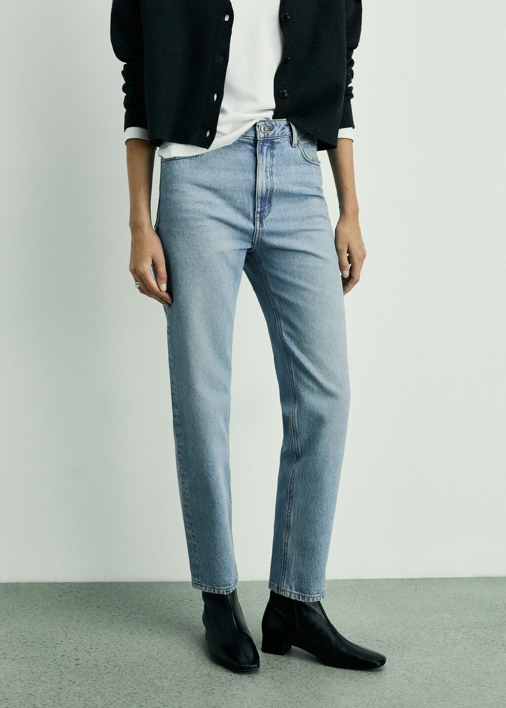 Mango Jeans Mom2000 mom tiro alto