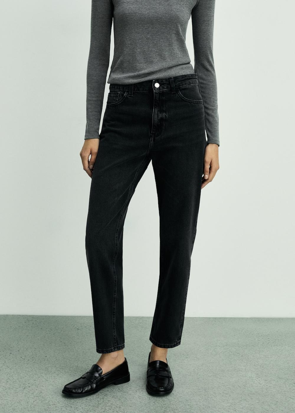 Mango Jeans Mom2000 mom tiro alto