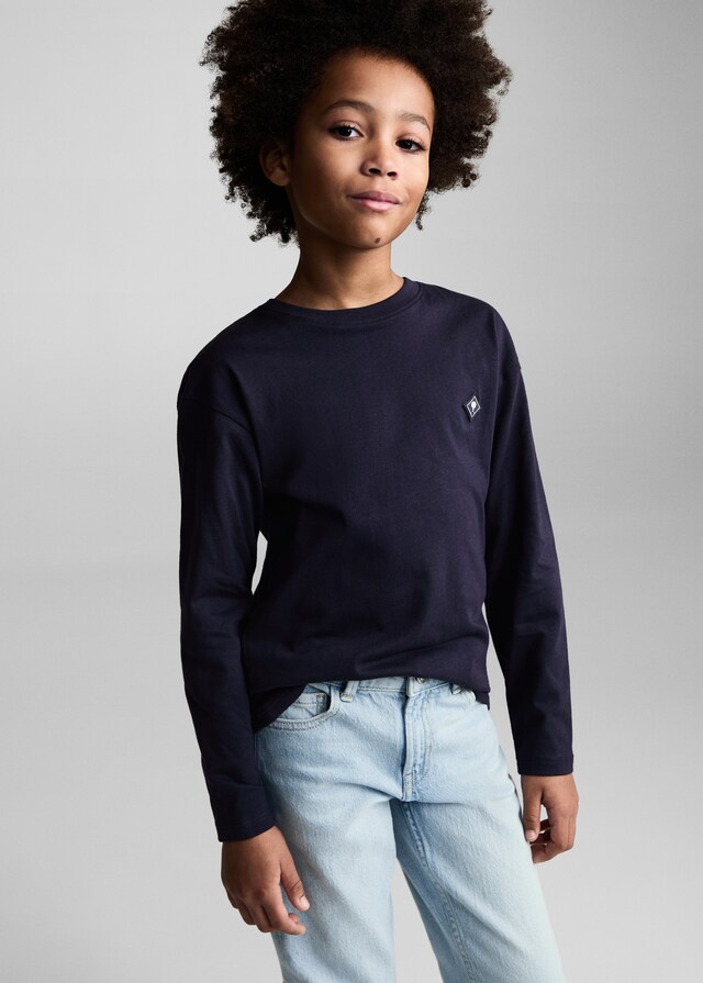 Mango Jeans Rectos Bajo Vuelta