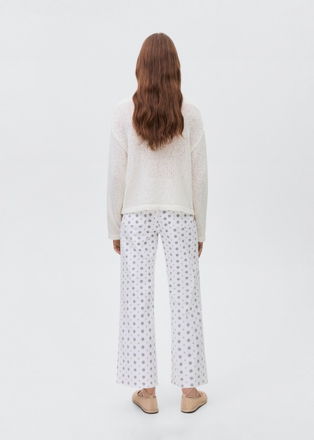 Mango Jeans Rectos Estampados