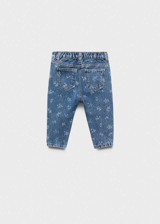 Mango Jeans Rectos Estampados