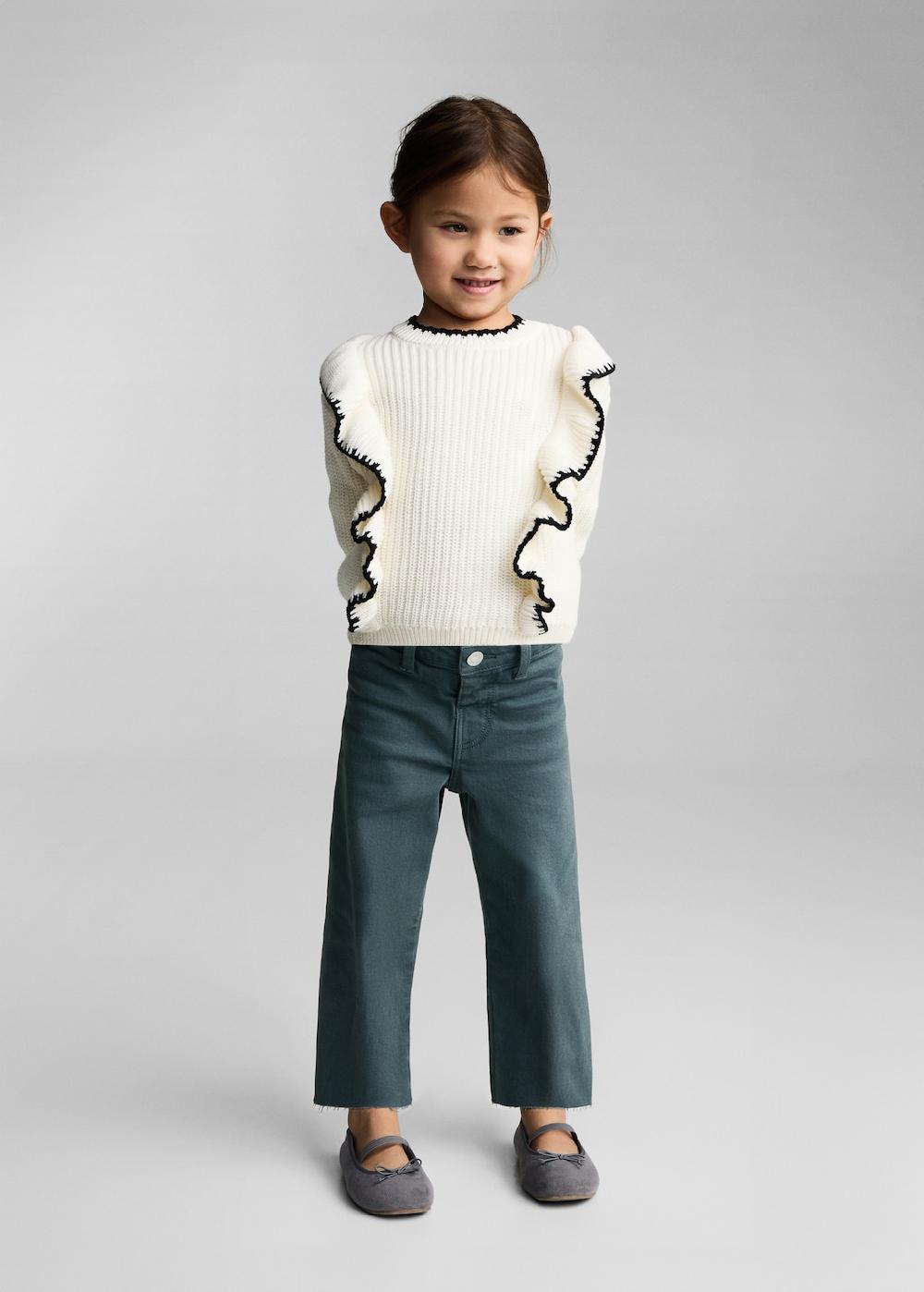 Mango Jeans seamless bajo deshilachado