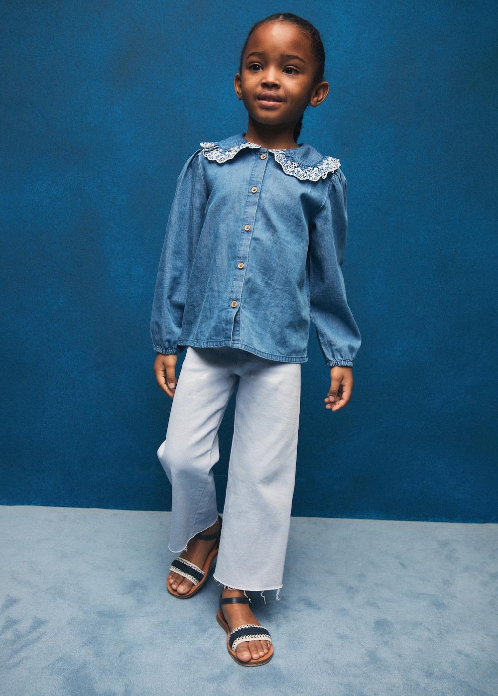 Mango Jeans seamless bajo deshilachado