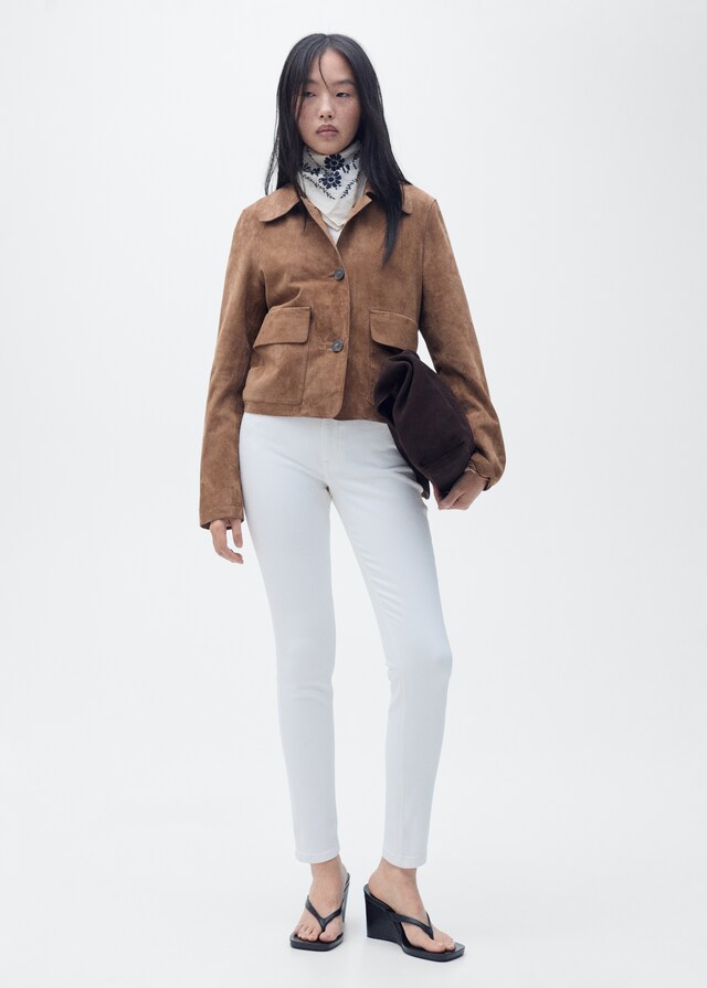 Mango Jeans Skinny Tiro Medio