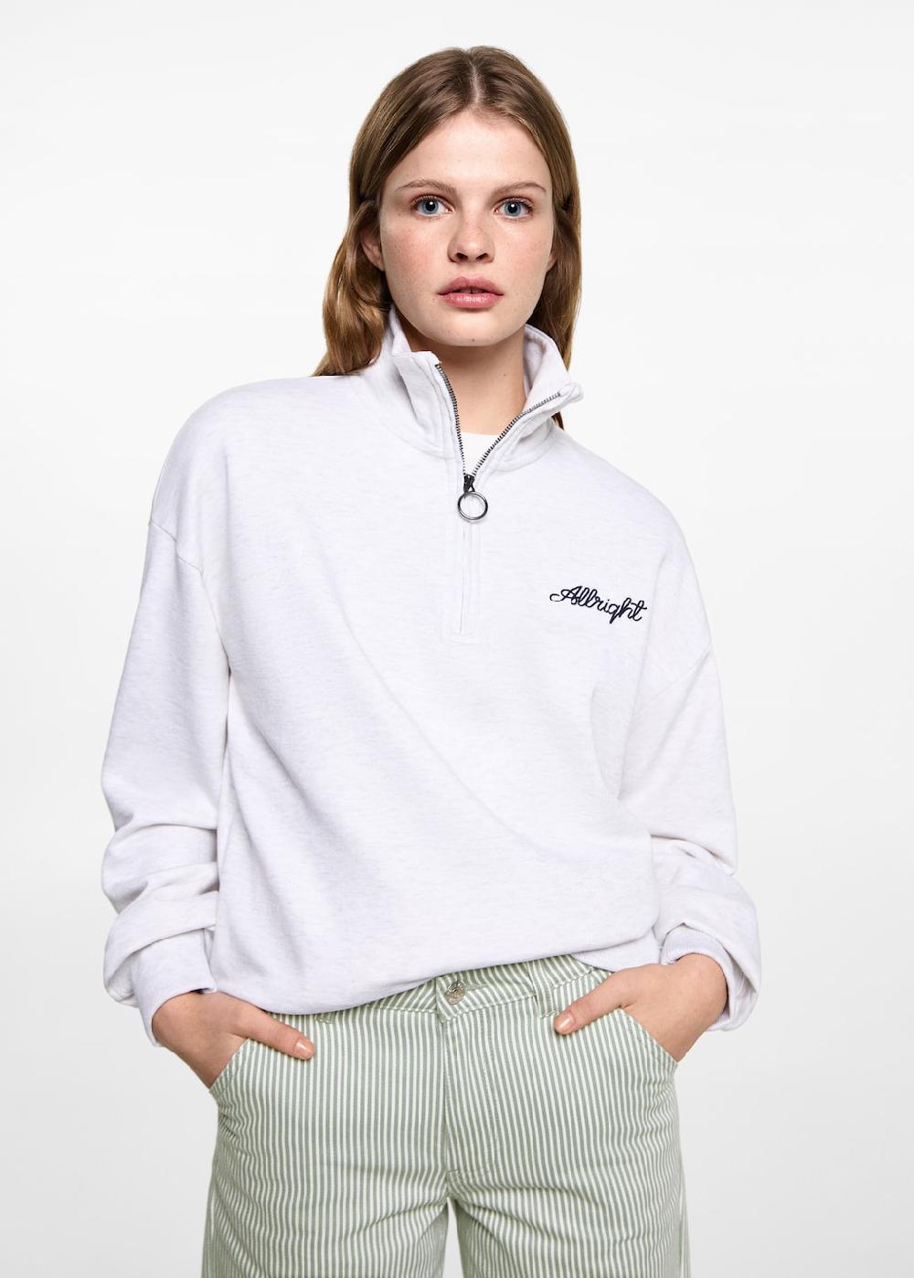 Mango Jeans straight rayas