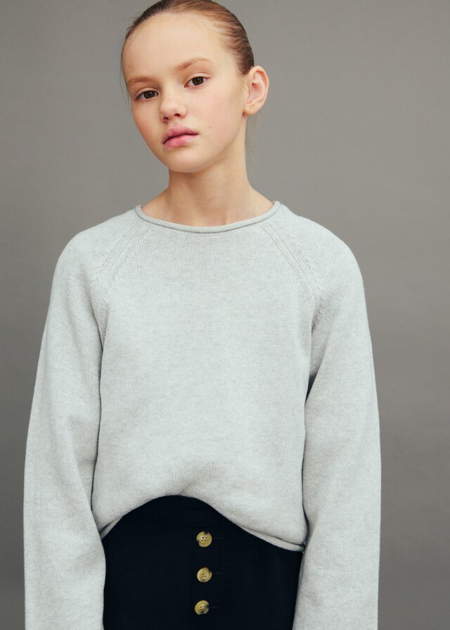 Mango Jersey 100% Algodón Punto