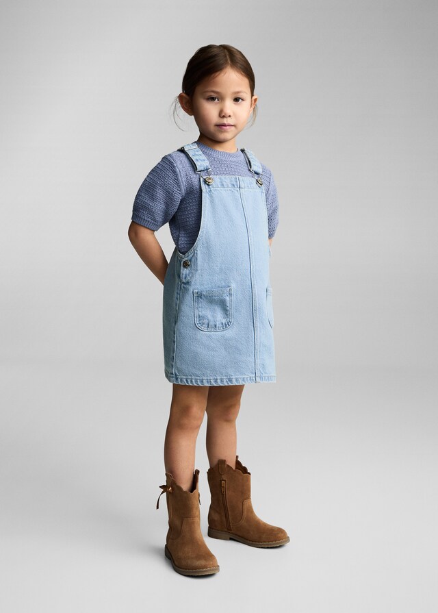 Mango Jersey Algodón Punto Manga Corta