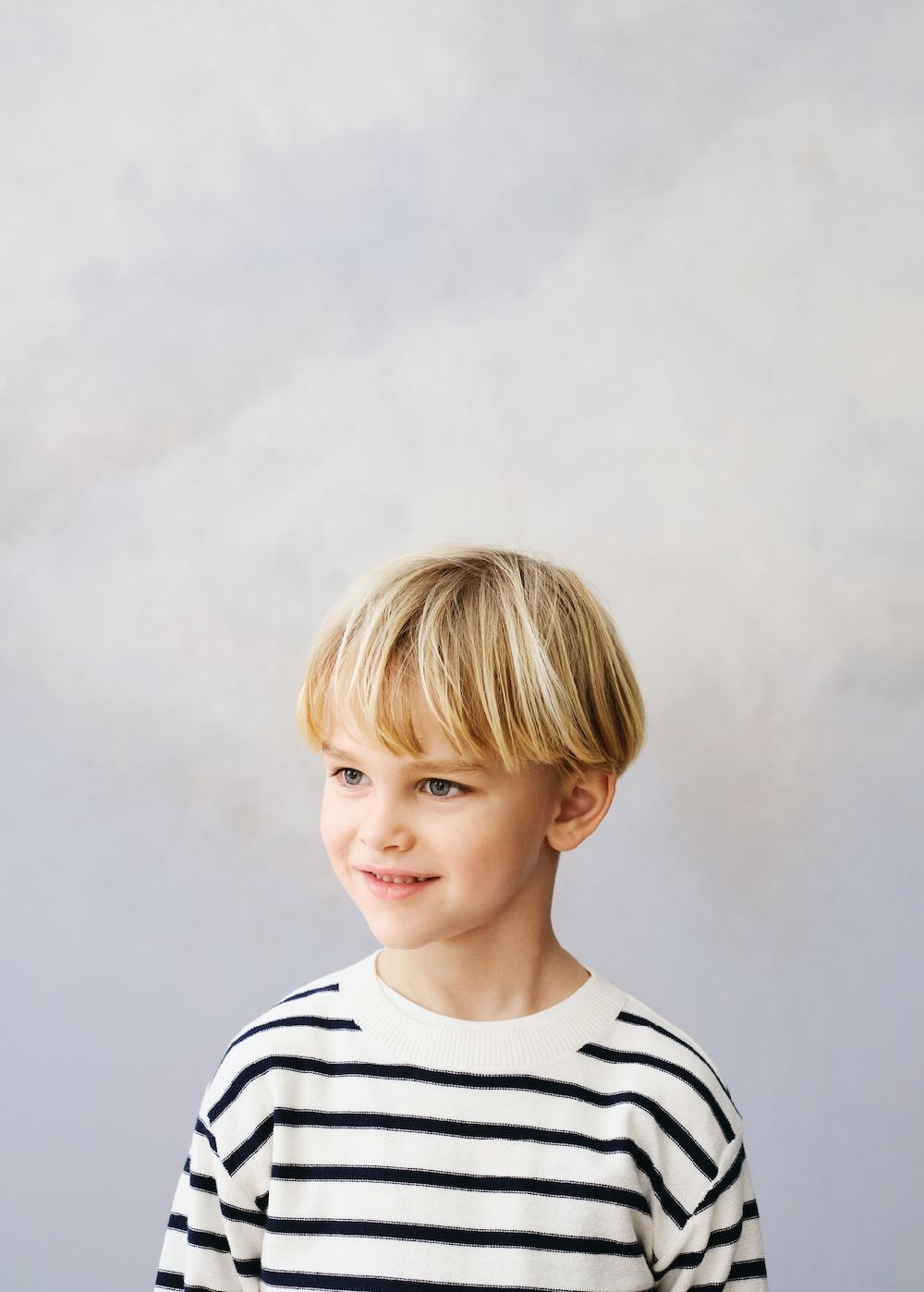 Mango Jersey algodón rayas