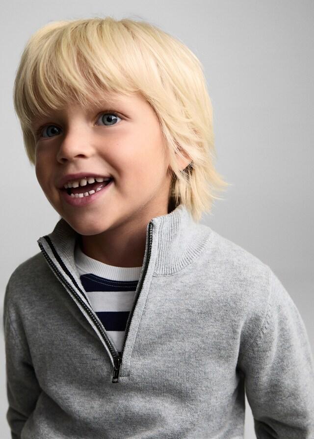 Mango Jersey Cuello Cremallera