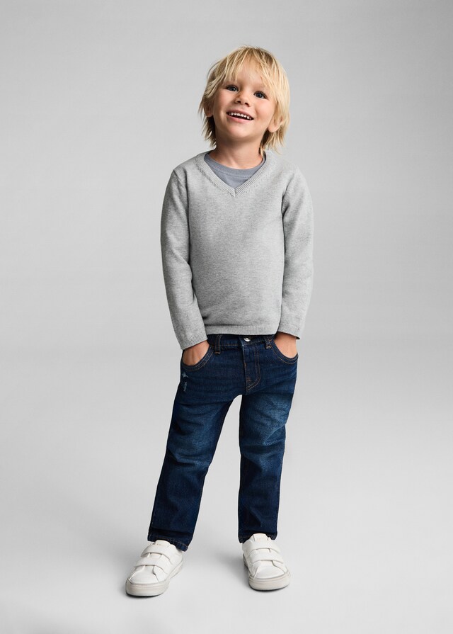 Mango Jersey Cuello Pico