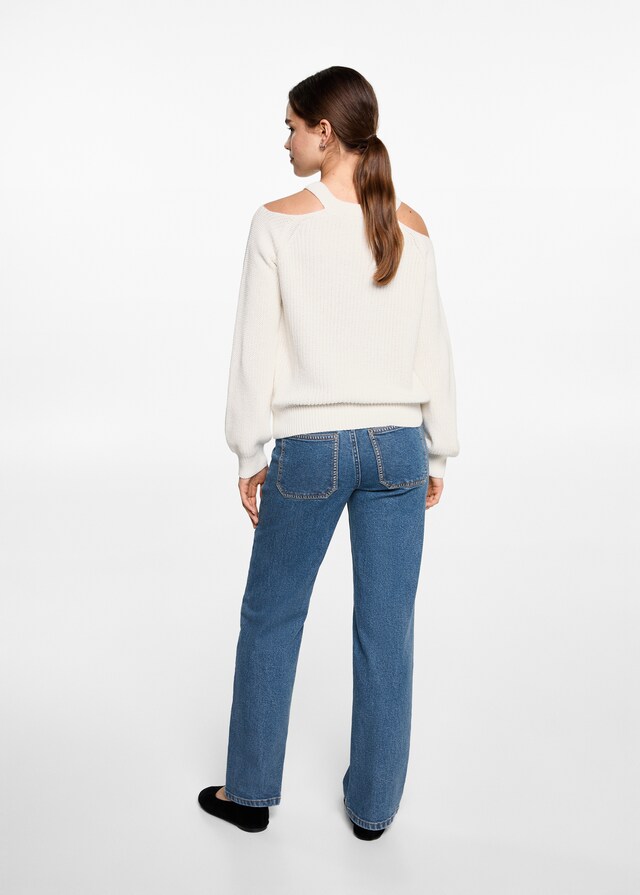 Mango Jersey Hombros Descubiertos