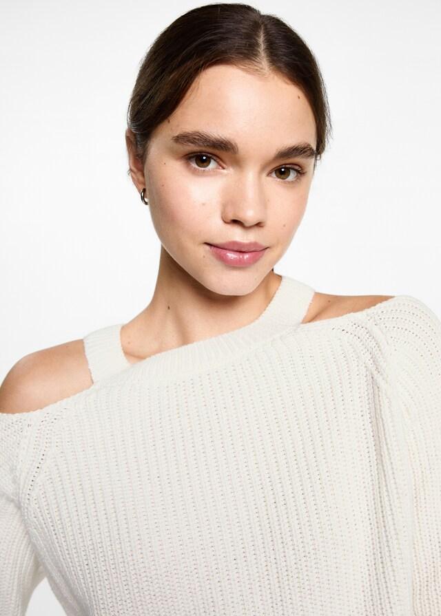 Mango Jersey Hombros Descubiertos