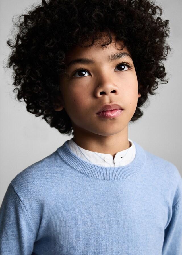 Mango Jersey Jaspeado Algodón