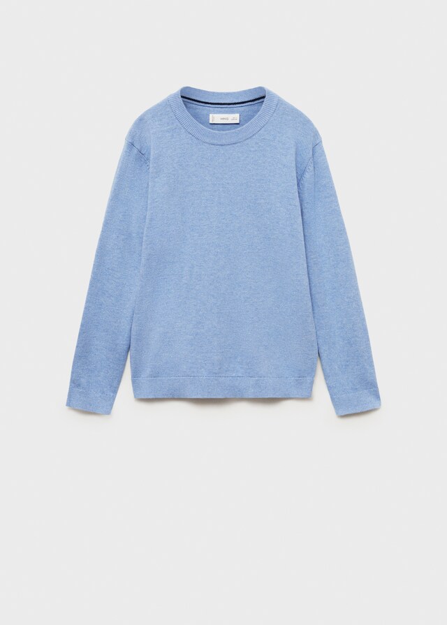 Mango Jersey Jaspeado Algodón