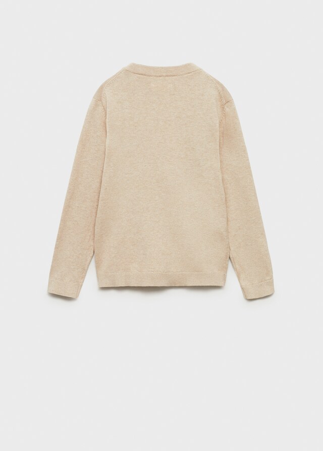 Mango Jersey Jaspeado Algodón