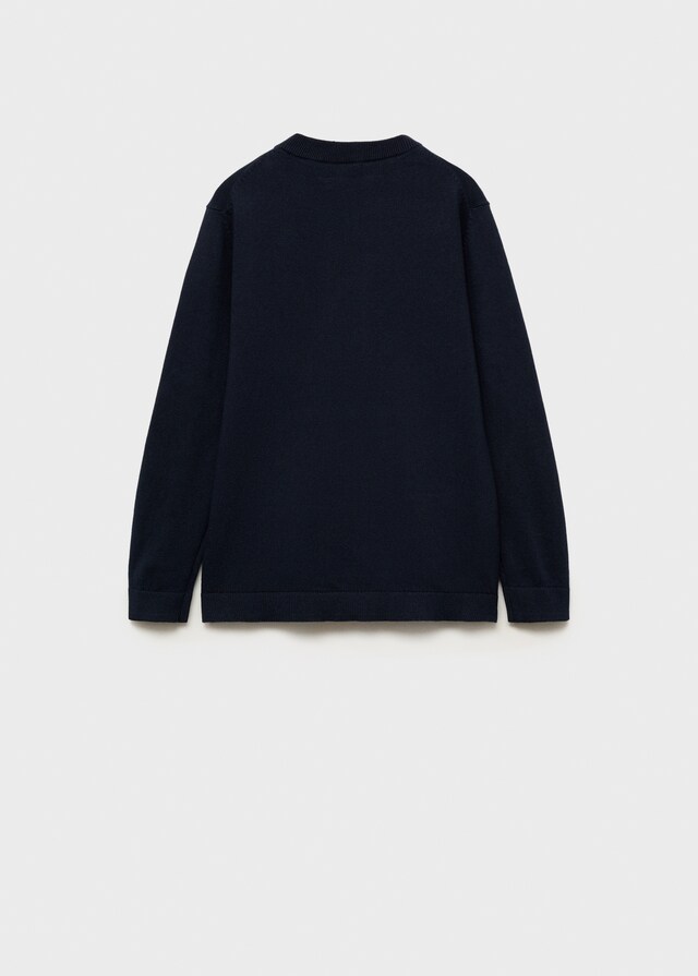 Mango Jersey Jaspeado Algodón