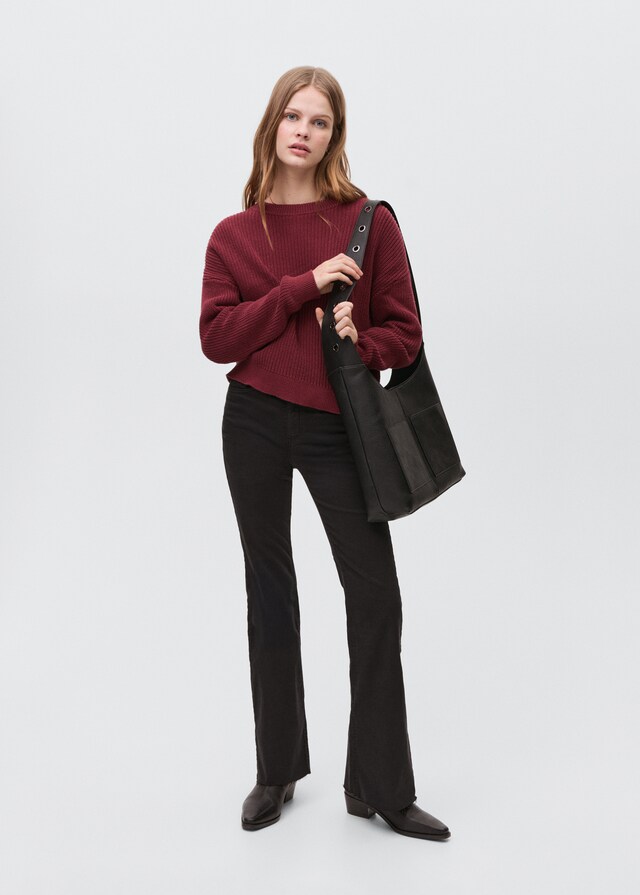 Mango Jersey Punto Abertura