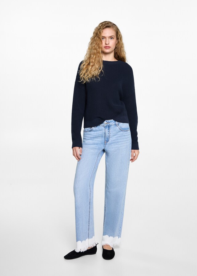 Mango Jersey Punto Abertura