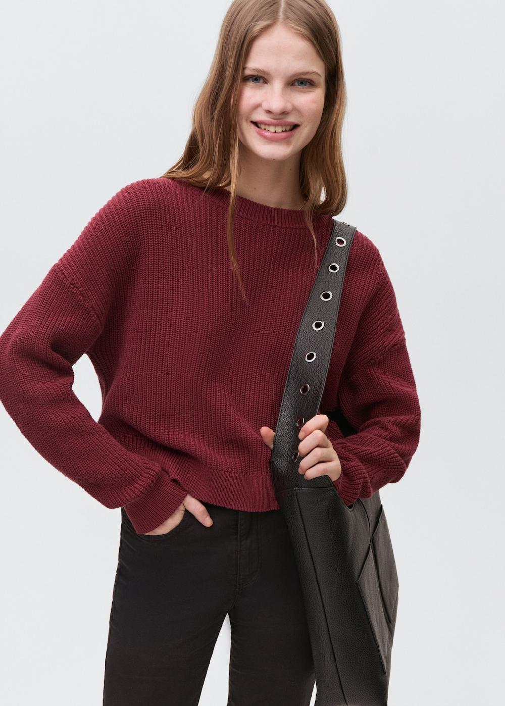 Mango Jersey punto abertura