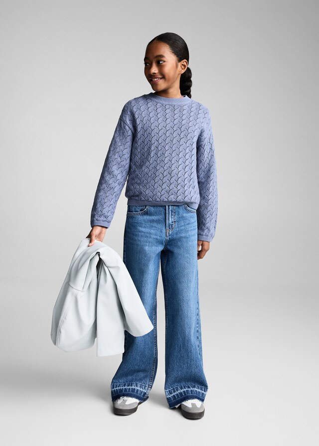 Mango Jersey Punto Calado